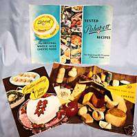 VINTAGE Cheese Pamphlets Pabst ett, Dairy Assn Recipes  