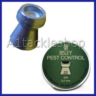 Bisley Pest Control .22 Hollow Point Pellets x200  