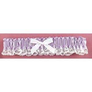  New   Lilac Ribbon & Lace Garter by WMU