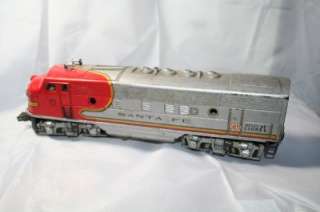 Post War Lionel Train Car O Scale 2343 Sante Fe Engines AA  