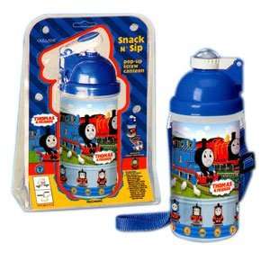  Thomas the Train Snack N Sip Pop Up Straw Canteen Baby