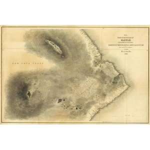  Map of Part of the Island of Hawaii, Sandwich Islands 