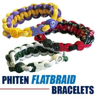Phiten Reversible Flatbraid Bracelet  