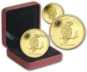   50 Cent Fine Gold coin Peregrine Falcon 1/25 Ounce Pure Gold 99.99%