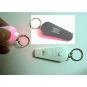  Misprint Whistle Keychain with Red LED Light Case Pack 100 
