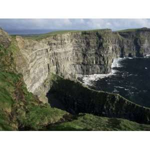 The Cliffs of Moher, Looking Towards Hags Head from OBrians Tower 