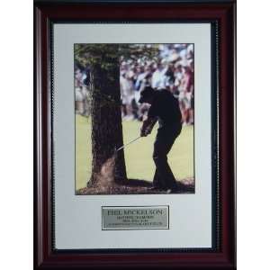   Phil Mickelson Shot of His Life Framed Masters P