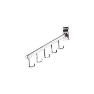    Chrome 5 J Hook Waterfall Square Tube For Wire Grid