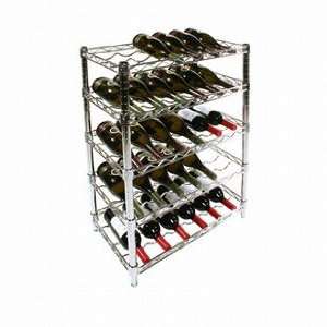  SI Chrome Wire Wine Rack Kits