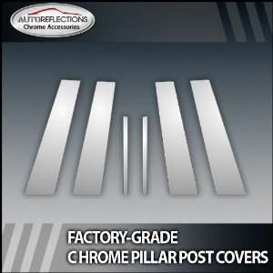  08 12 Jaguar Xf 6Pc Chrome Pillar Post Covers Automotive