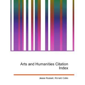  Arts and Humanities Citation Index Ronald Cohn Jesse 