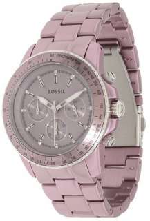 Brand new Fossil Womens Ladies Stella Purple Aluminum Large Watch 