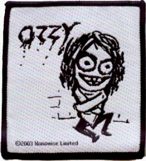  Ozzy Osbourne   Cartoon Ozzy in Straitjacket with Logo 