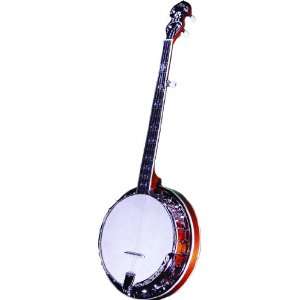  Morgan Monroe MNB L1 Banjo Left Handed, Chrome Musical 
