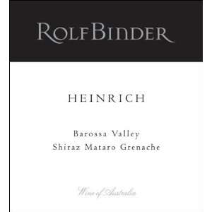  2007 Rolf Binder Barossa Heinrich Shiraz Mataro Grenache 