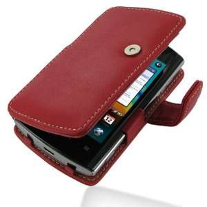    PDair B41 Red Leather Case for Acer Liquid Metal S120 Electronics