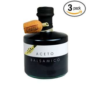 Aceto Acetum Balsamic Vinegar of Modena, 8.5 Ounce Bottles (Pack of 3 