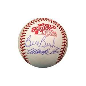 Mookie Wilson & Bill Buckner Baseball   1986 World Series  