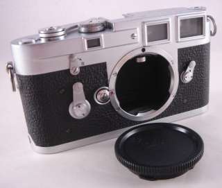 Leica Leitz M3 Single Stroke Chrome Camera Body *EXC condition 