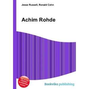  Achim Rohde Ronald Cohn Jesse Russell Books