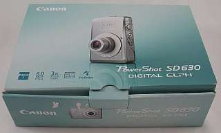 Canon PowerShot SD630 Digital ELPH 6.0 MP Camera 0013803062731  