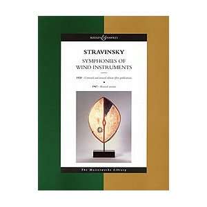  Stravinsky   Symphonies of Wind Instruments Musical Instruments