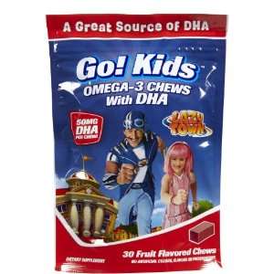 Lazy Town Go Kids Omega 3 With/DHA 30 Chewable