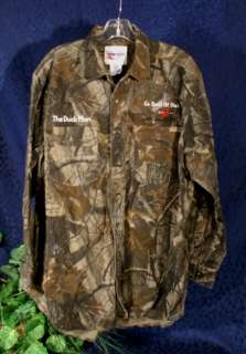 WRANGLER PRO GEAR Realtree Hardwood Camouflage Shirt XL  