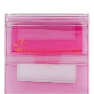 Universal Pink Waterproof Case Pouch+Green Armband For Apple iPod 