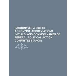  Pacronyms a list of acronyms, abbreviations, initials 
