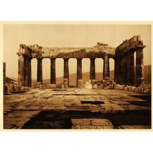  1926 Acropolis Parthenon Athens Greece Athena War Myth 