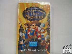 The Three Musketeers (VHS, 2004) Brand New Clam Shell 786936179415 