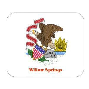  US State Flag   Willow Springs, Illinois (IL) Mouse Pad 