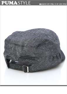 BN PUMA Linen WOS Soldier Cap Hat (84278901) Black  