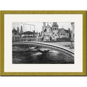    Gold Framed/Matted Print 17x23, Coney Island