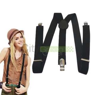 Mens/Womens Clip on Braces Elastic Y Shape Adjustable Suspender #2 