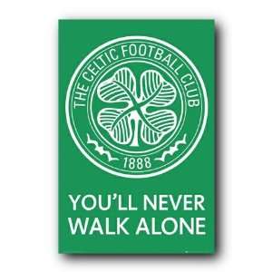  The Celtic Football Club Poster youll Never Walk Alone 
