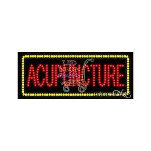  Acupuncture LED Business Sign 11 Tall x 27 Wide x 1 