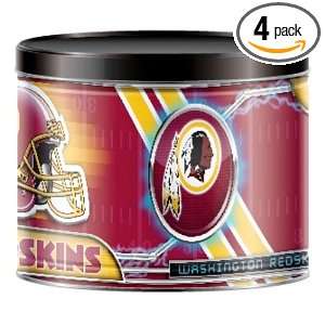 Signature Brands NFL Redskins, 18.5 Tins (Pack of 4)  