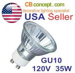 12 pcs JDR GU10 120V 35W 35 Watt 30D Halogen Light Bulb  