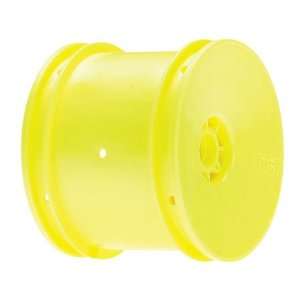    Team Losi Front/Rear Truck QC Wheel, Yellow (2) AD2 Toys & Games