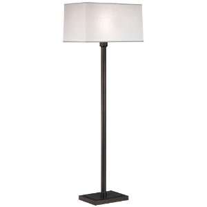  Adaire Floor Lamp Finish Deep Patina Bronze with White 