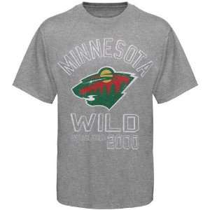  47 Brand Minnesota Wild Ash Baseline Vintage T shirt 