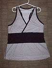 Lululemon Ladies white workout top size M  