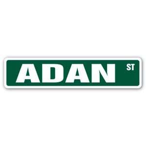 ADAN Street Sign name kids childrens room door bedroom girls boys gift