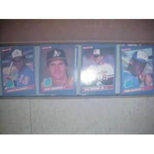  1986 Donruss Set with Jose Canseco, Fred McGriff,Andres 