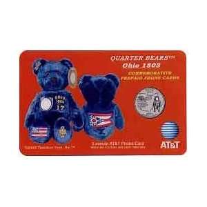   17) Quarter Bear Pictures Bean Bag Toy, Coin, Flag 