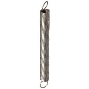 Extension Spring, 302 Stainless Steel, Inch, 0.094 OD, 0.011 Wire 