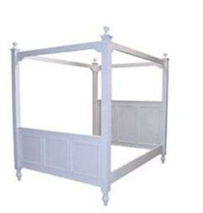   COTTAGE Seabrook CANOPY BED 40 Painted Colors Solid Wood FULL Size NEW
