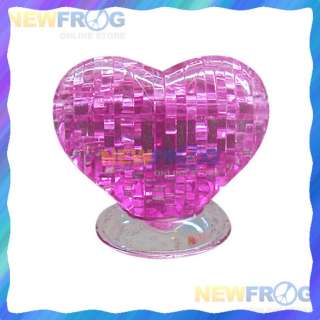 3D Crystal Furnish Heart Jigsaw Puzzle IQ Gadget Pur C  